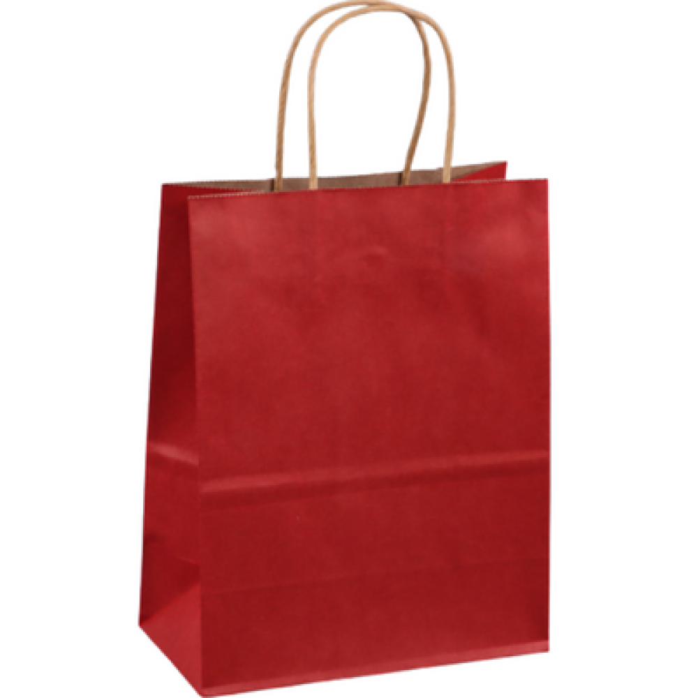 Red Carry Shopping Bag